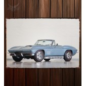 Металлическая табличка Corvette Sting Ray 427 PRO L71 Convertible